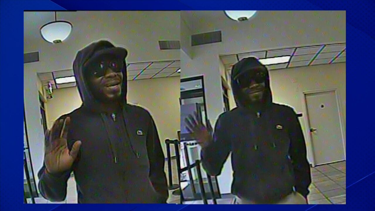 Crime Stoppers: Attempted bank robbery suspect smiles for camera